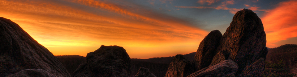 Sunrise at Hazel Mountain Overlook by Larry W. Brown