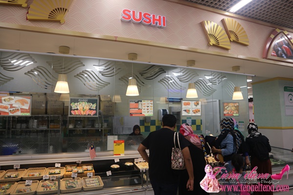 ruangan Lulu Sushi di Lulu Hypermarket