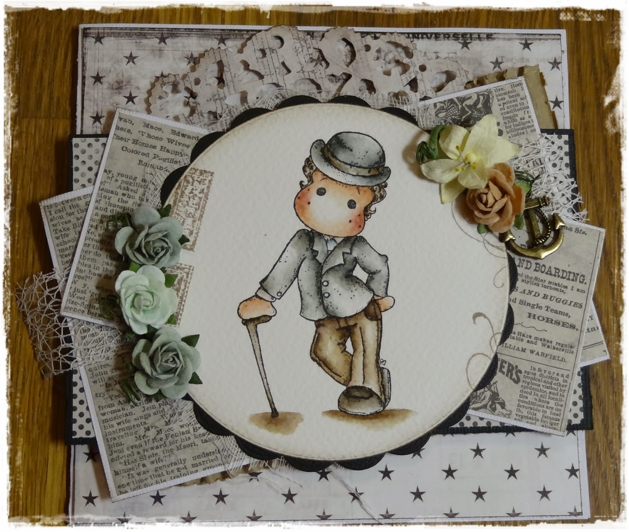 Strömstad Scrapbooking Kort till blivande pensionär..