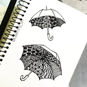 06-Zentangle-Umbrellas-Lidiia-Varichenko-www-designstack-co