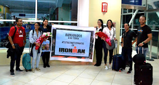 Reciben delegación triatlón de Santiago participó campeonato mundial IronMan