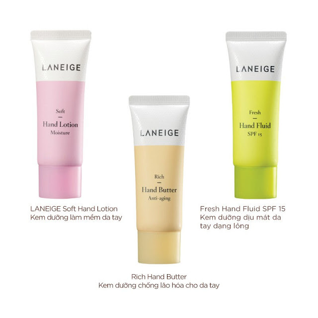 kem duong da tay Laneige Hand Lotion