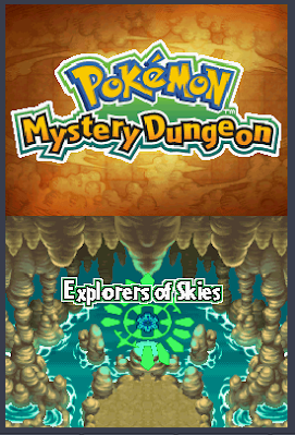 Pokemon Mystery Dungeon Explorers Of Skies Cover,Title