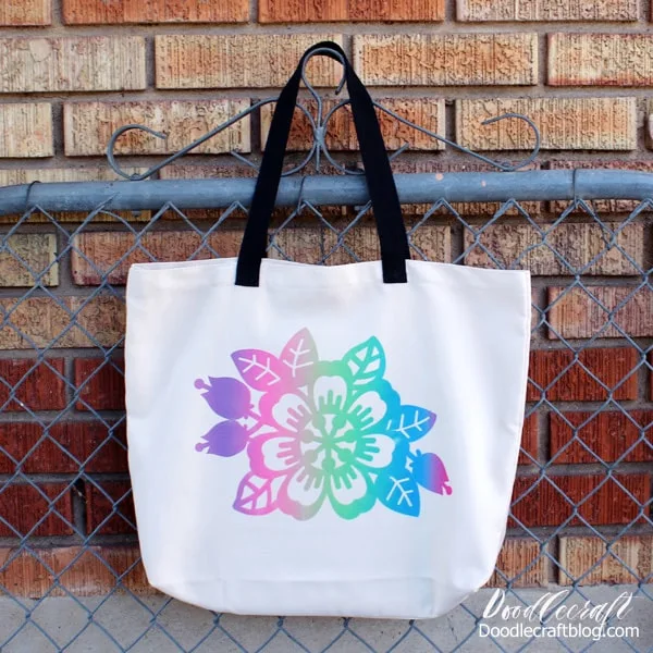 Cricut Infusible Ink Tote Bag - Hey, Let's Make Stuff