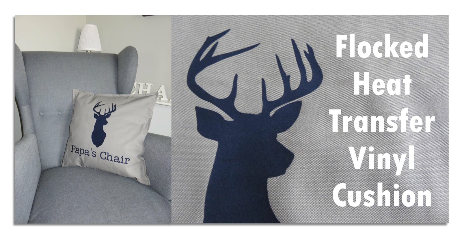 Silhouette UK Flocked Heat Transfer Vinyl Cushion