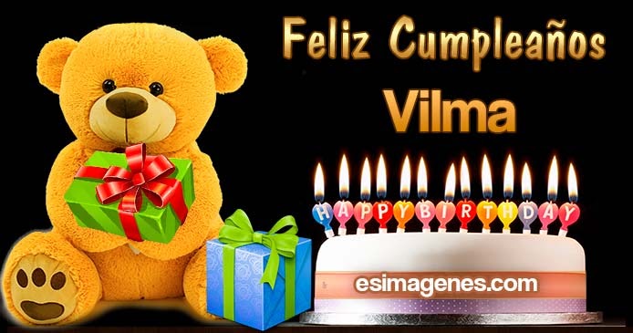Feliz Cumpleanos Vilma