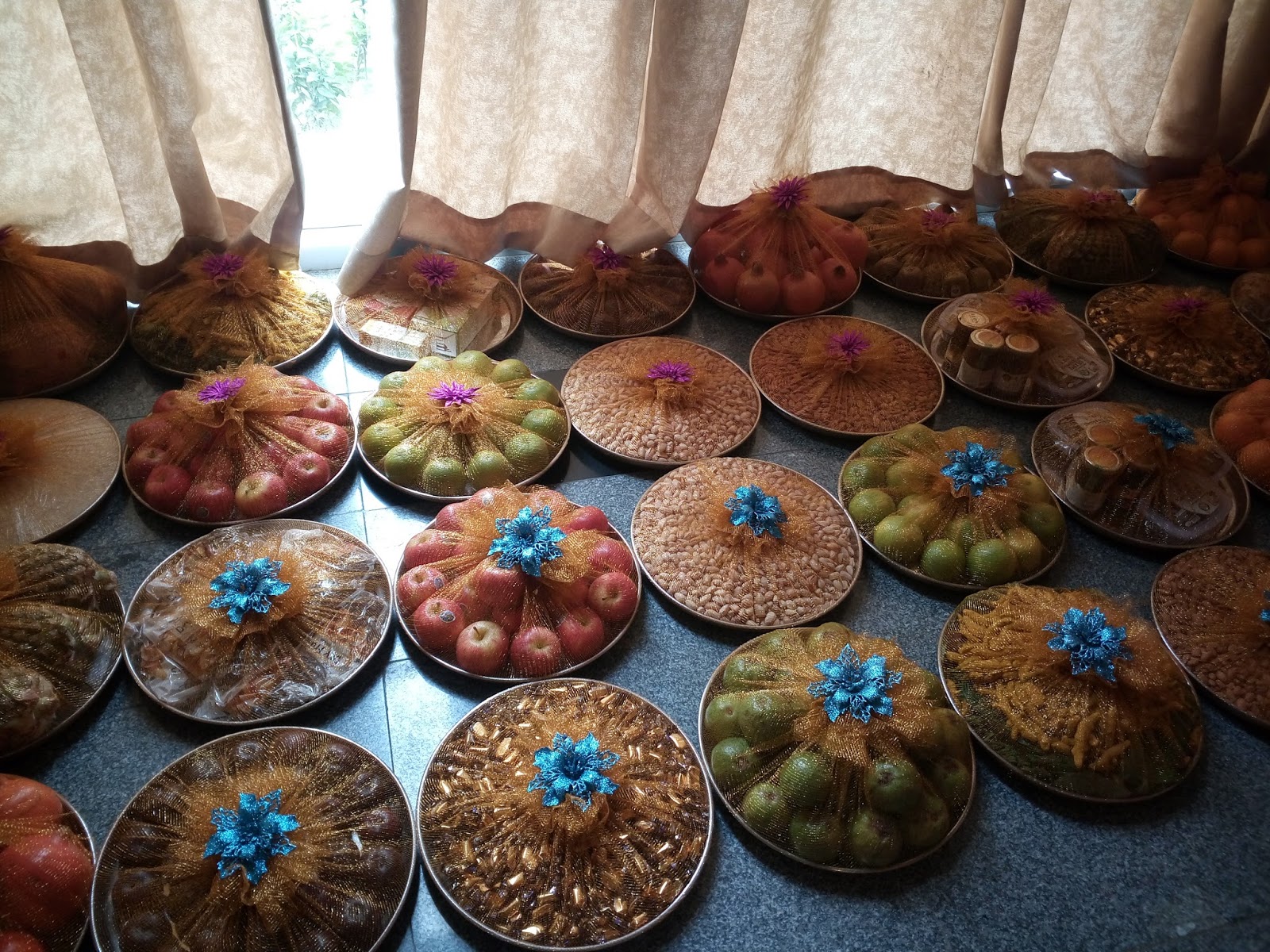 Seer Varisai Plates Decoration at Green Park Hotel Vadapalani Seer Varisai Plates Decoration