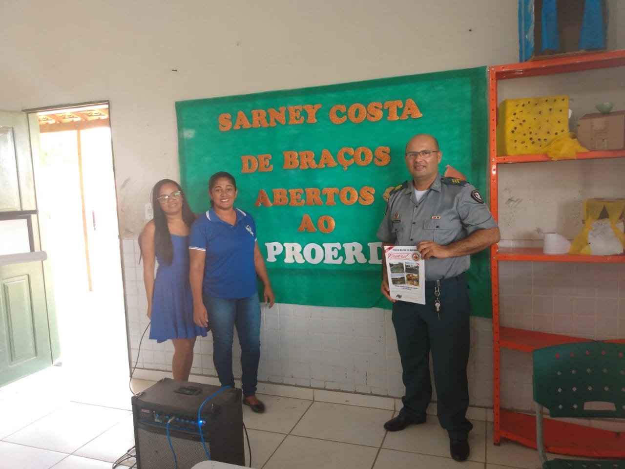 Prefeitura Municipal de Nova Olinda do Maranhão e PM iniciam a implantação do PROERD nas escolas Prefeitura Municipal de Nova Olinda do Maranhão e PM iniciam a implantação do PROERD nas escolas
