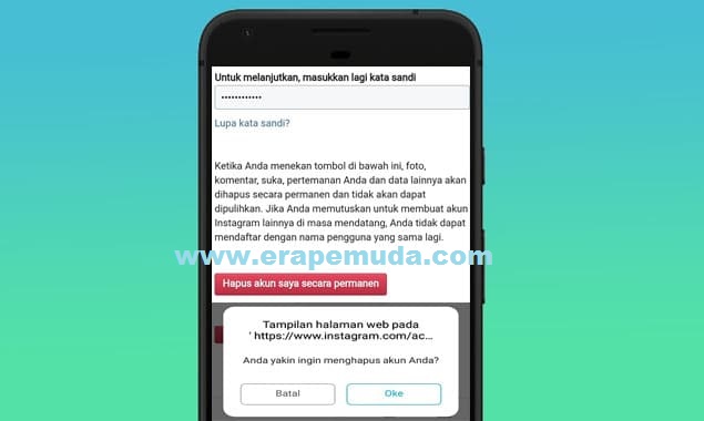 Tutorial Menghapus Akun Intagram Lupa Kata Sandi Jasa Pembuatan Website Toko Online Jasa Seo Website