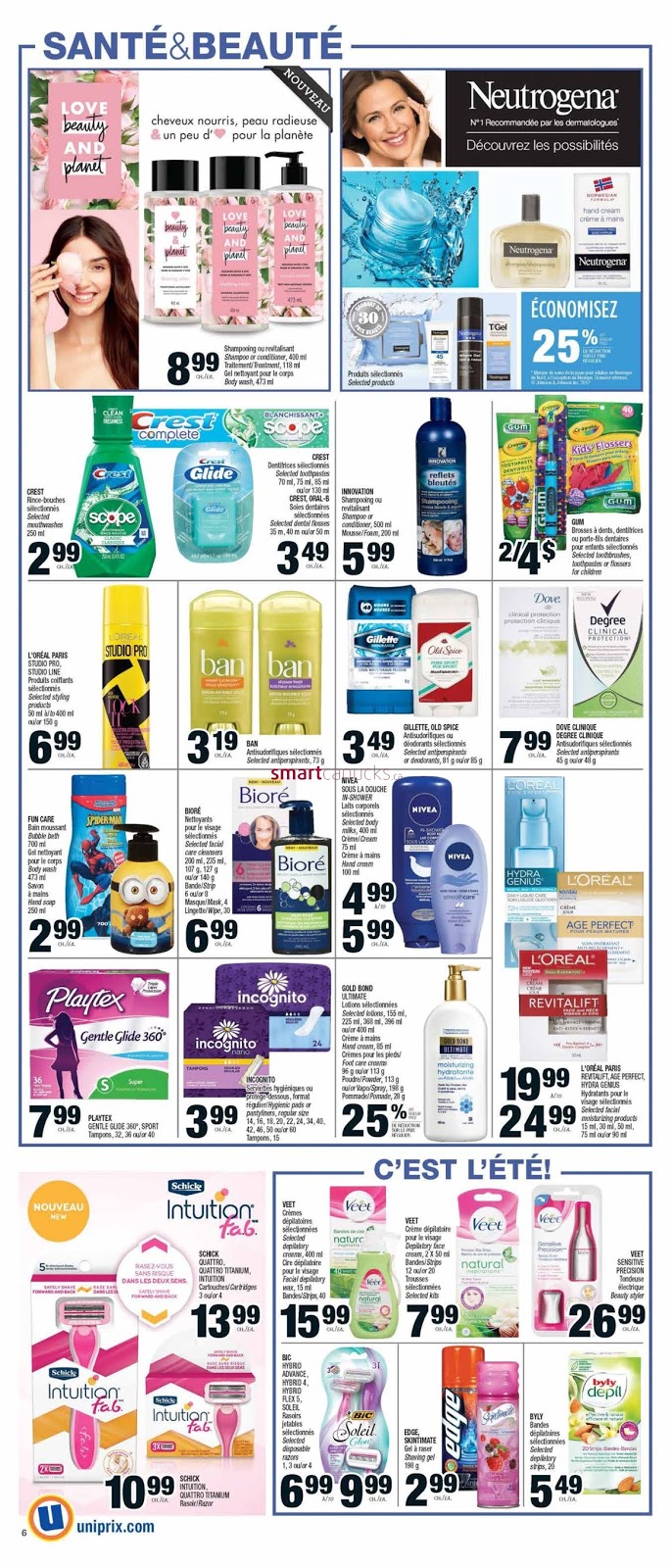 uniprix flyer may 31 june 6 2018 weekly flyers canada uniprix flyer montreal quebec