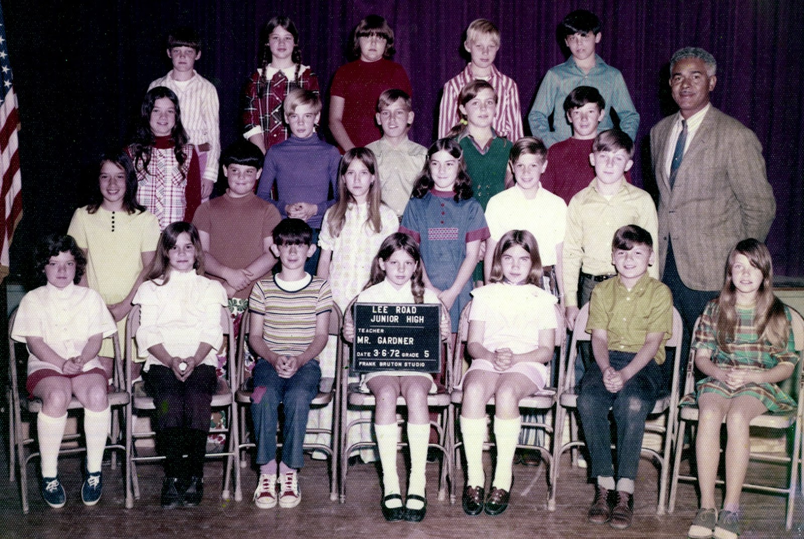 Tammany Family: Lee Road Jr High Class Pictures - 1972