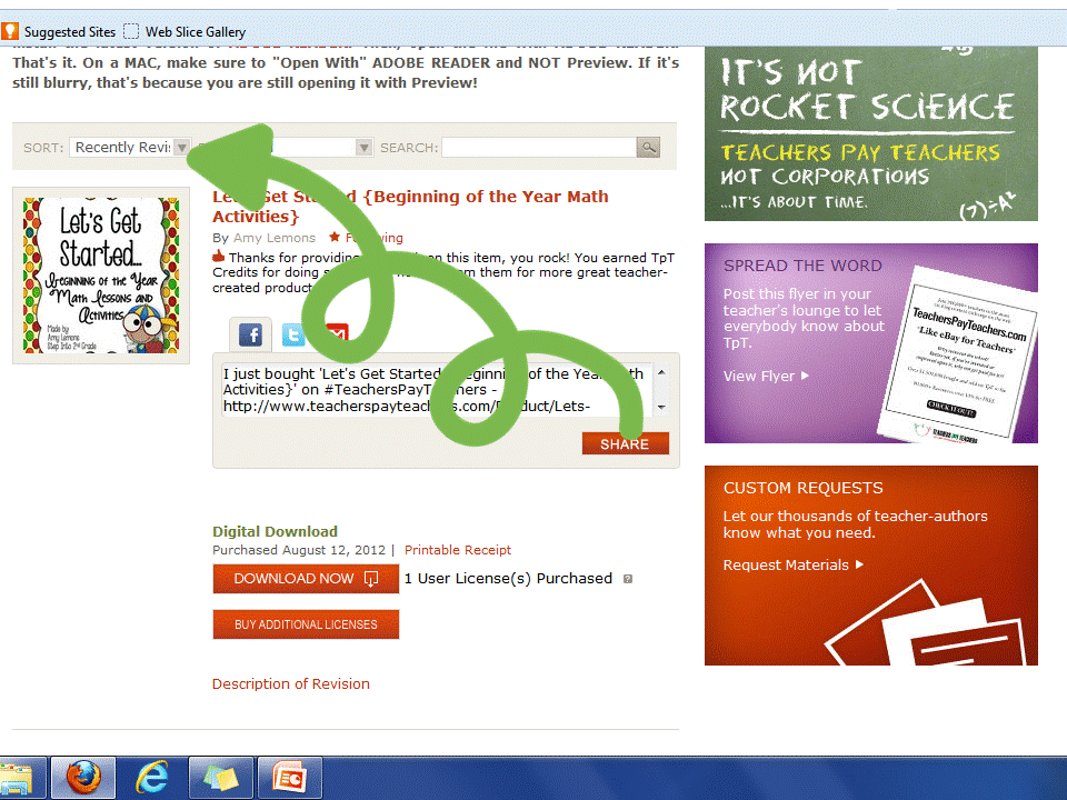 My Kind of Teaching Revisiting Your Teachers Pay Teachers Purchases