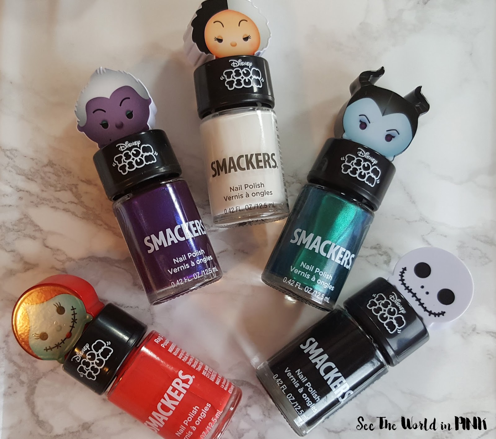 Manicure Tuesday - Lip Smacker Disney Tsum Tsum SMACKERS Halloween Nail Polish Collection