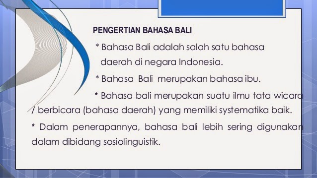 Contoh Surat Resmi Bahasa Bali