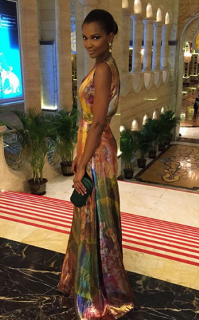 Agbani Darego stuns at the Miss World Charity Gala