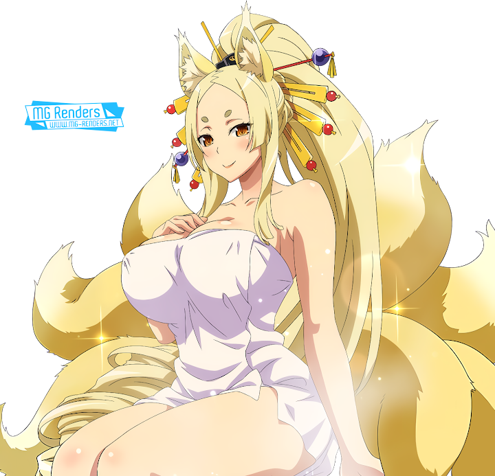 High School Dxd Yasaka Render 2 Anime Png Image Without Background