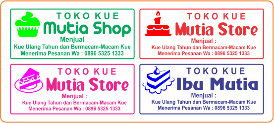 Contoh Stempel Toko Kue Contoh Stempel Toko Stempel