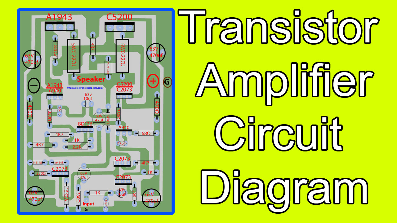 5200 And 1943 Amplifier Circuit Diagram / AIYIMA 1000W Power Amplifier