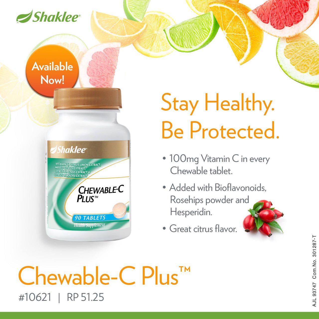 CHEWABLE VITAMIN C PLUS SHAKLEE KEMBALI! Blog Umi Anak 5