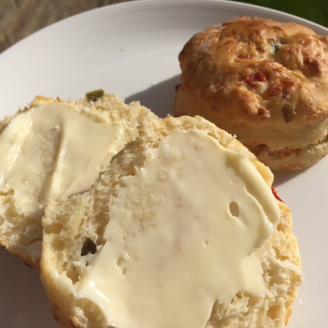 Cheese and Jalapeno Scones