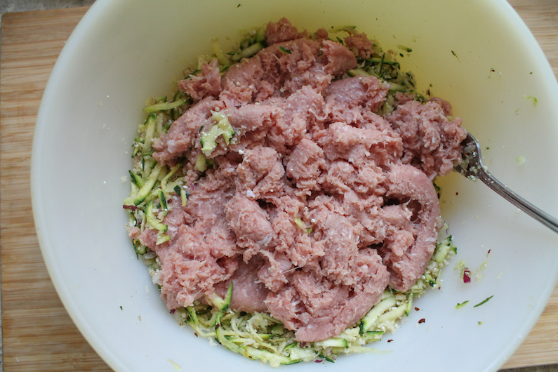 Food Lust People Love Turkey Zucchini Feta Meatballs