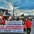 JACOBINA / Militantes do PT e PC do B fazem protesto contra impeachment de Dilma