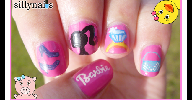 Silly Nails: Pink Wednesdays: Barbie