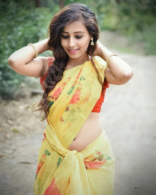 Indian Model Latest Hot Stills In Saree 2