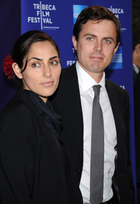 Casey Affleck With Wife and Kids 2012 Hollywood Stars
