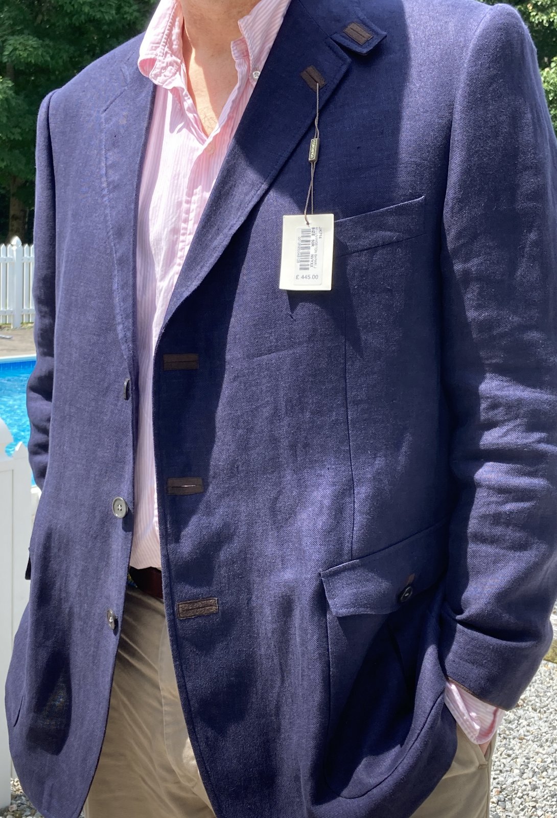 Salt Water New England Men's Italian Linen Jacket from Cordings