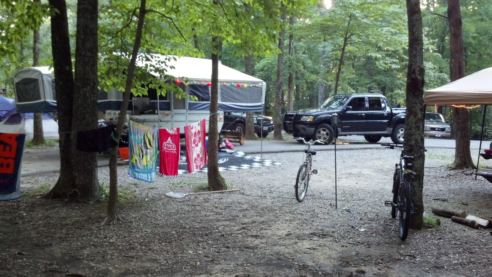 Camping in the South Fall Creek Falls TN State Park 2013