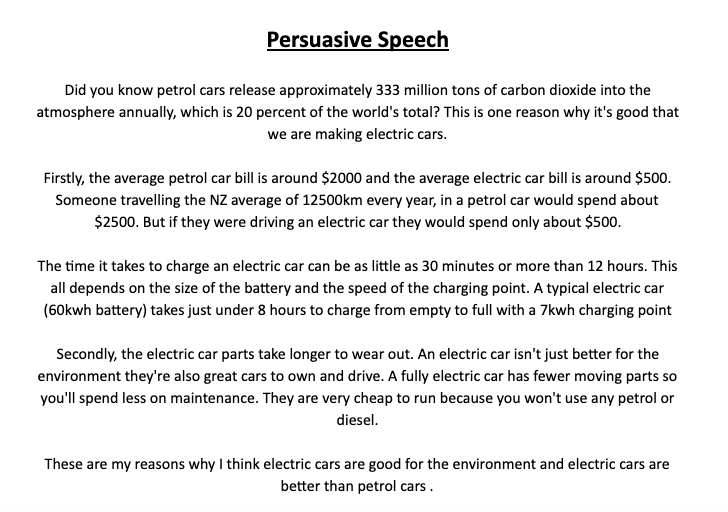 persuasive speech example about bullying