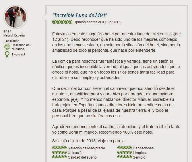 recomendacion luna de miel hotel le mauricia beachcomber opinion blog bodas mi boda gratis