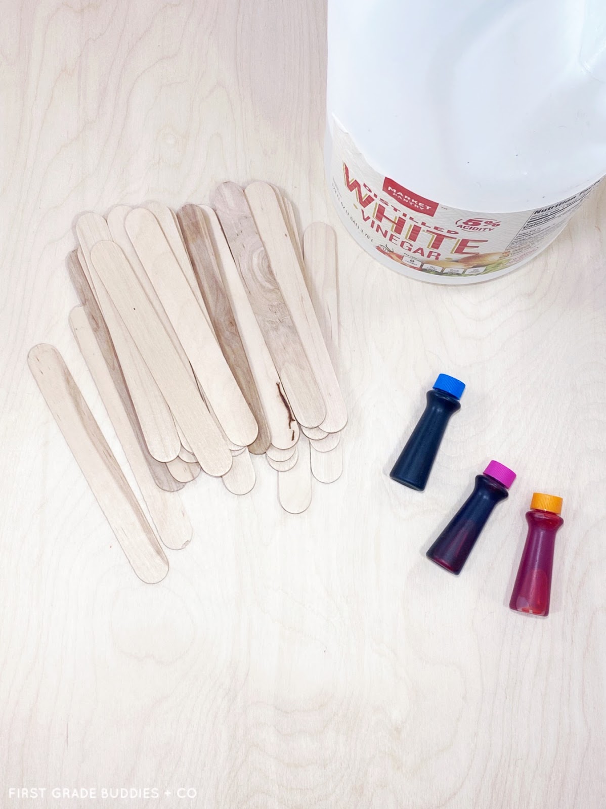 Don't know if these dyed popsicle sticks are food safe, is it