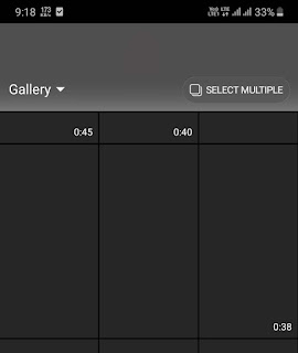 Blank thumbnails in Instagram gallery Blank thumbnails in Instagram gallery
