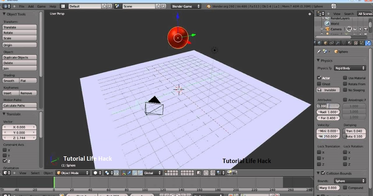 Cara Membuat Animasi Dengan Blender 3D Untuk Pemula