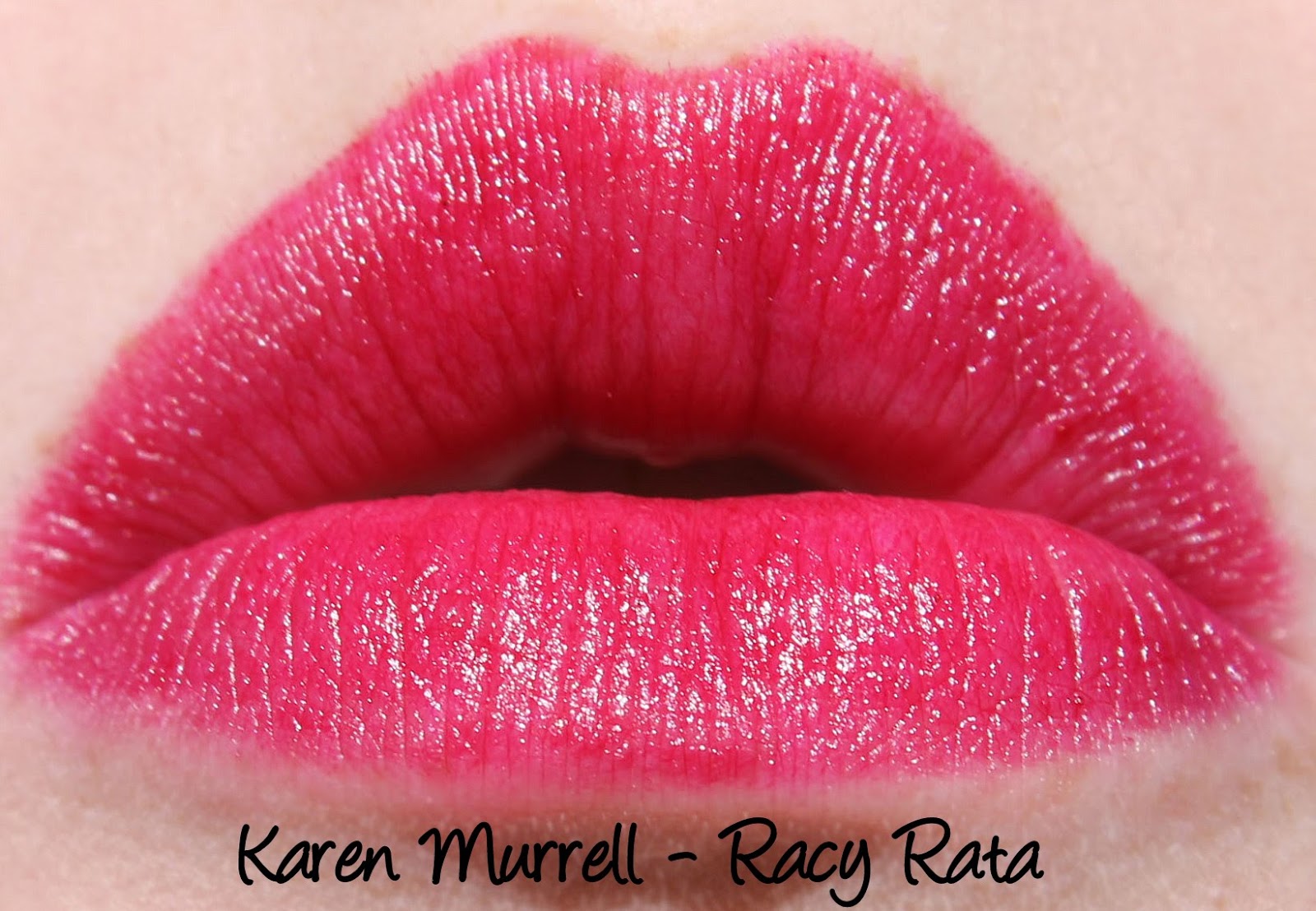 Karen Murrell Racy Rata Lipstick Swatches & Review