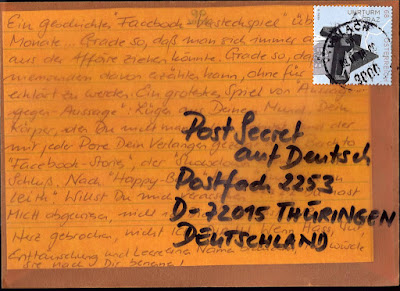 PostSecret auf Deutsch, Postfach 2553, 72015 Tübingen, Germany