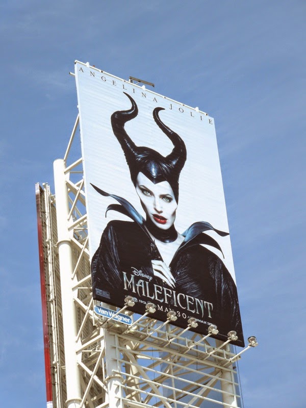 Maleficent movie billboard