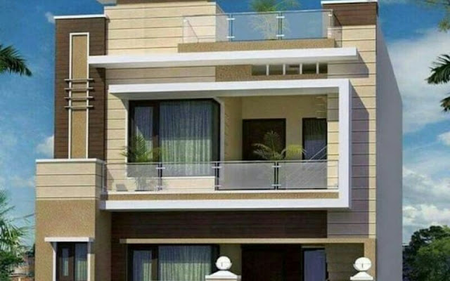 2 story house design with rooftop