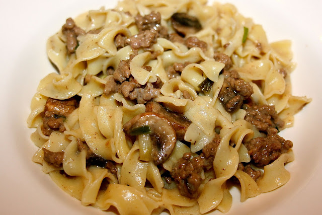 Ground Beef Stroganoff