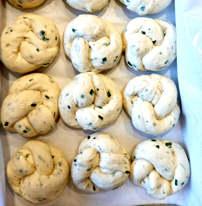 Soft Summer Herb Bread Knots Karen's Kitchen Stories