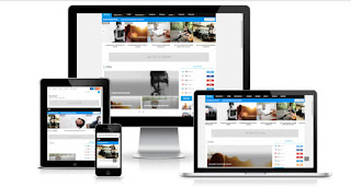 Rin Magz responsive magazine or newspaper blgger template \ theme