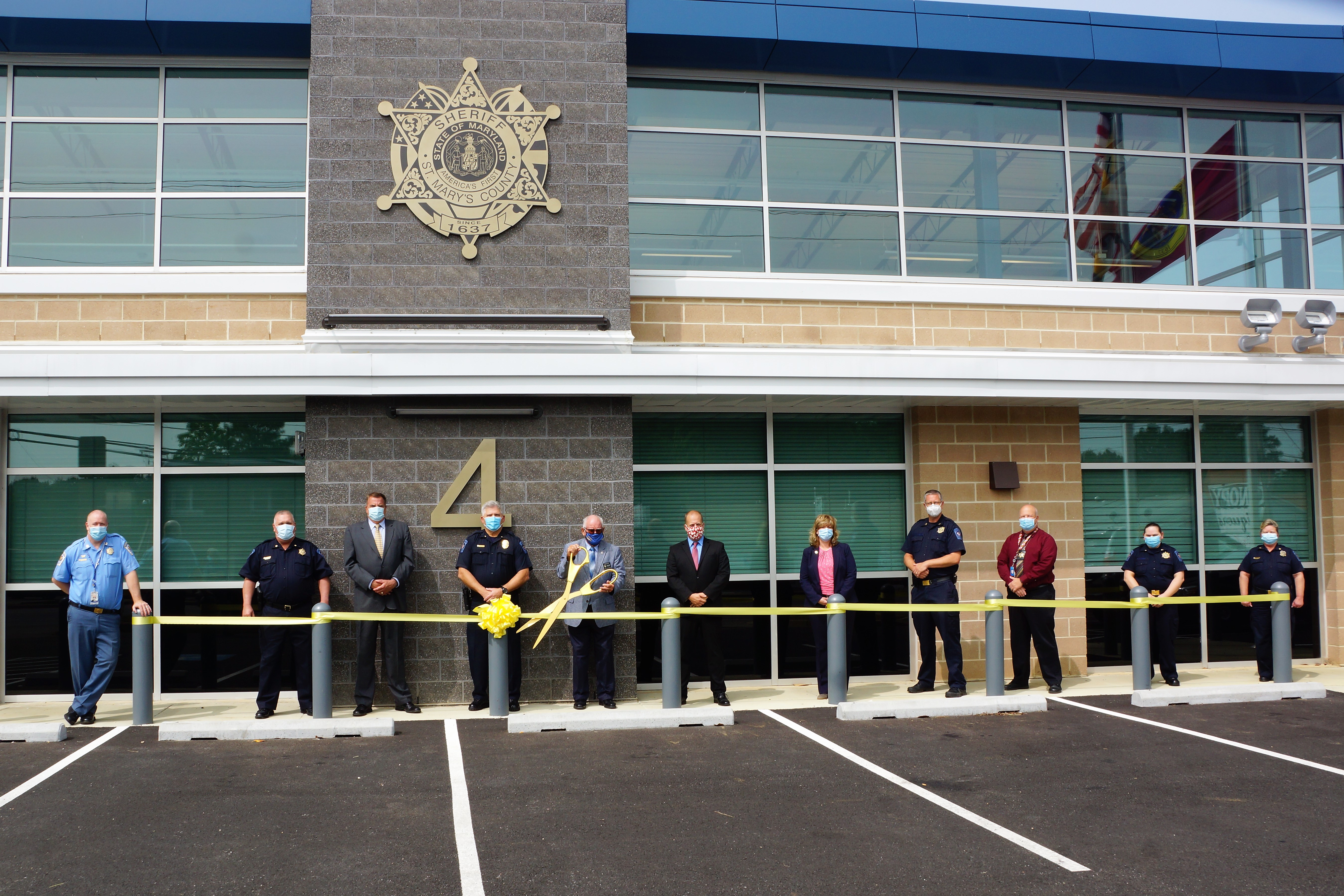 St. Mary's County Sheriff's Office - News: Ribbon Cut on Sheriff's