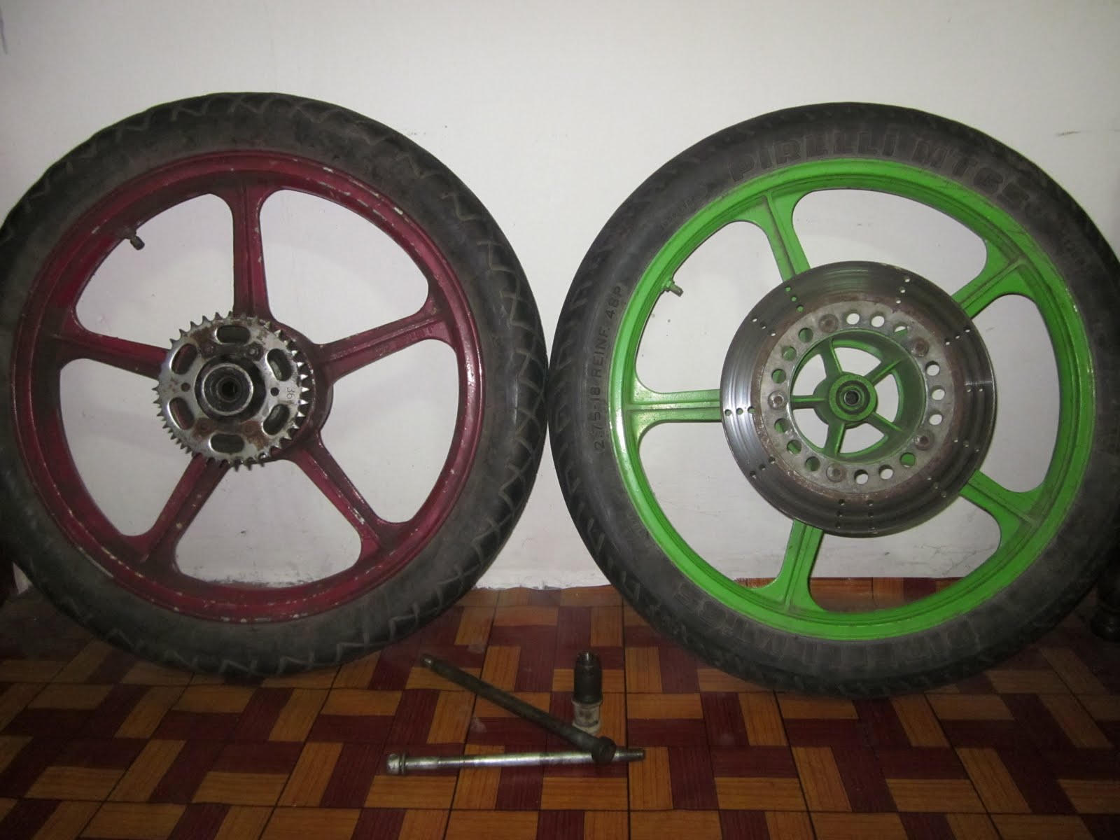 Fahmy Hattan.Rare: Rim kawasaki AR125