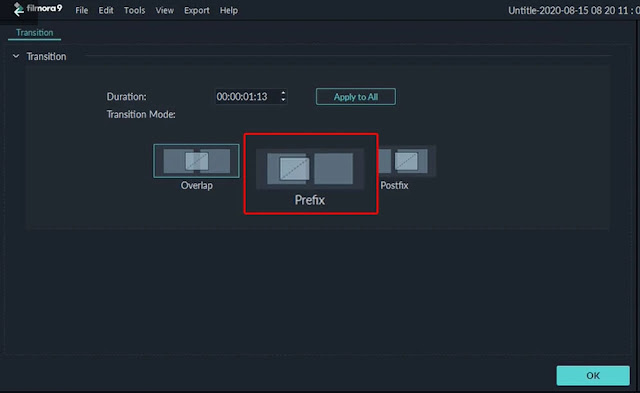 Menggunakan transisi Filmora 9.0 Pemula Menggunakan transisi Filmora 9.0 Pemula
