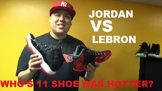 THE SNEAKER ADDICT: Air Jordan VS Nike Lebron 11 Sneakers With Dj Delz