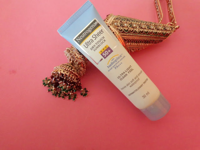 Neutrogena Ultra Sheer Dry Touch Sun Block SPF 50+ Review, Pictures and Swatches