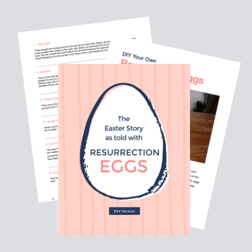 DIY Resurrection Eggs for telling the Easter Story #Easter #christianfamily #resurrection