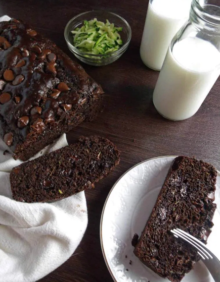 HEALTHY CHOCOLATE ZUCCHINI BREAD #chocolate #healthy #recipes #diet #easy